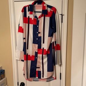 Stylish Multicolor Women’s Long Shirt/Dress